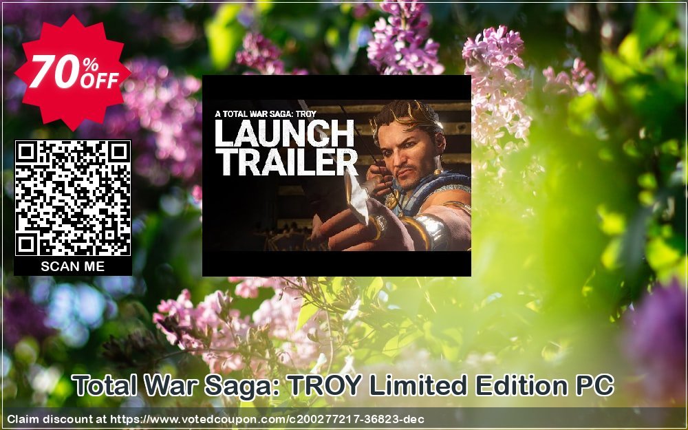 Total War Saga: TROY Limited Edition PC Coupon Code Apr 2024, 70% OFF - VotedCoupon