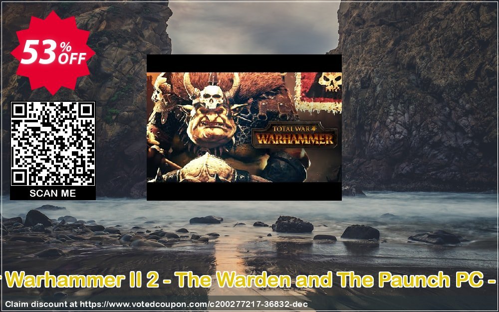 Total War Warhammer II 2 - The Warden and The Paunch PC - DLC, EU  Coupon, discount Total War Warhammer II 2 - The Warden and The Paunch PC - DLC (EU) Deal 2024 CDkeys. Promotion: Total War Warhammer II 2 - The Warden and The Paunch PC - DLC (EU) Exclusive Sale offer 