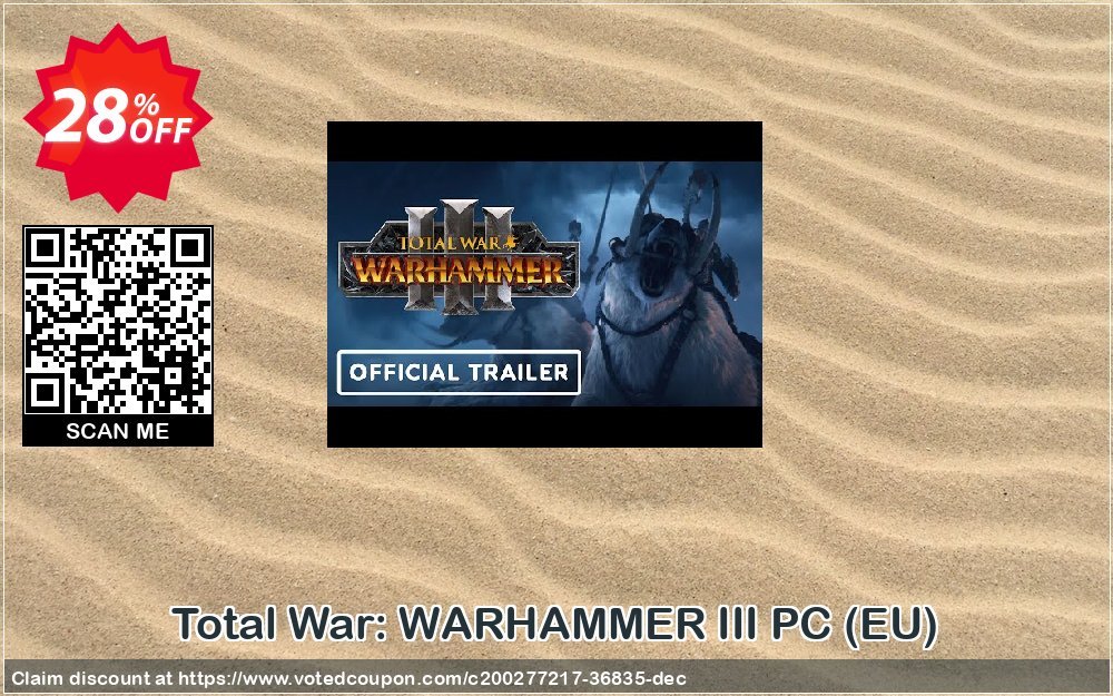 Total War: WARHAMMER III PC, EU  Coupon, discount Total War: WARHAMMER III PC (EU) Deal 2024 CDkeys. Promotion: Total War: WARHAMMER III PC (EU) Exclusive Sale offer 