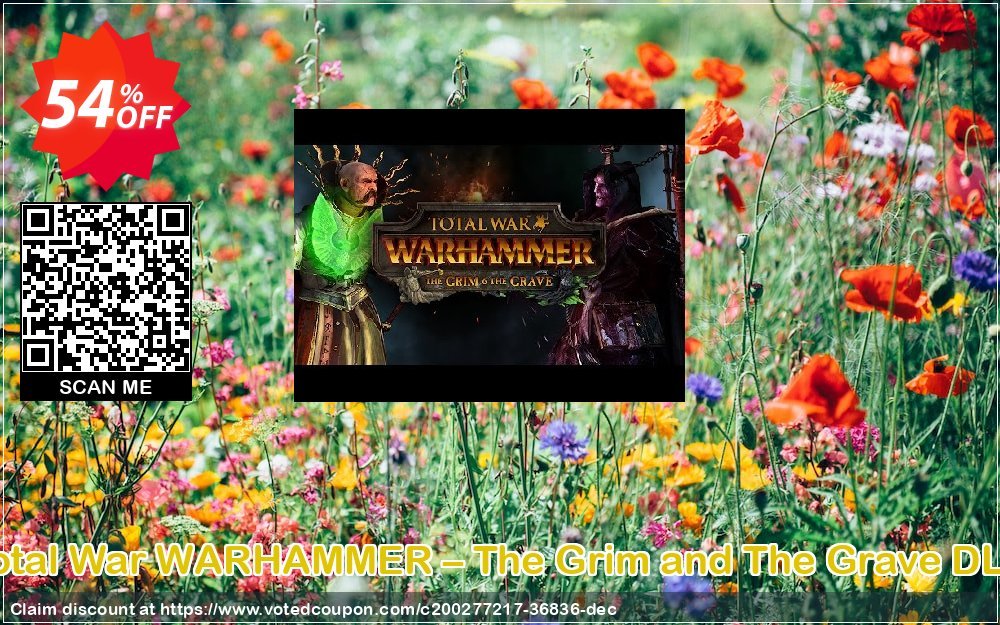 Total War WARHAMMER – The Grim and The Grave DLC Coupon, discount Total War WARHAMMER – The Grim and The Grave DLC Deal 2024 CDkeys. Promotion: Total War WARHAMMER – The Grim and The Grave DLC Exclusive Sale offer 