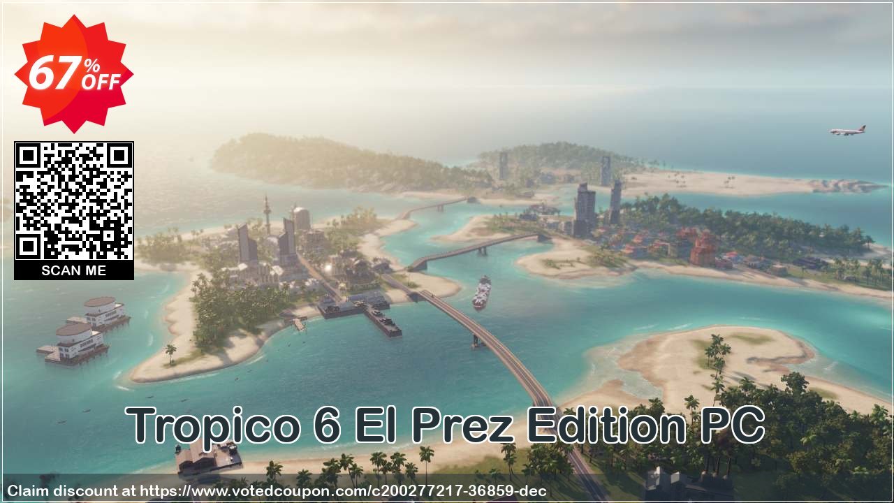 Tropico 6 El Prez Edition PC Coupon, discount Tropico 6 El Prez Edition PC Deal 2024 CDkeys. Promotion: Tropico 6 El Prez Edition PC Exclusive Sale offer 