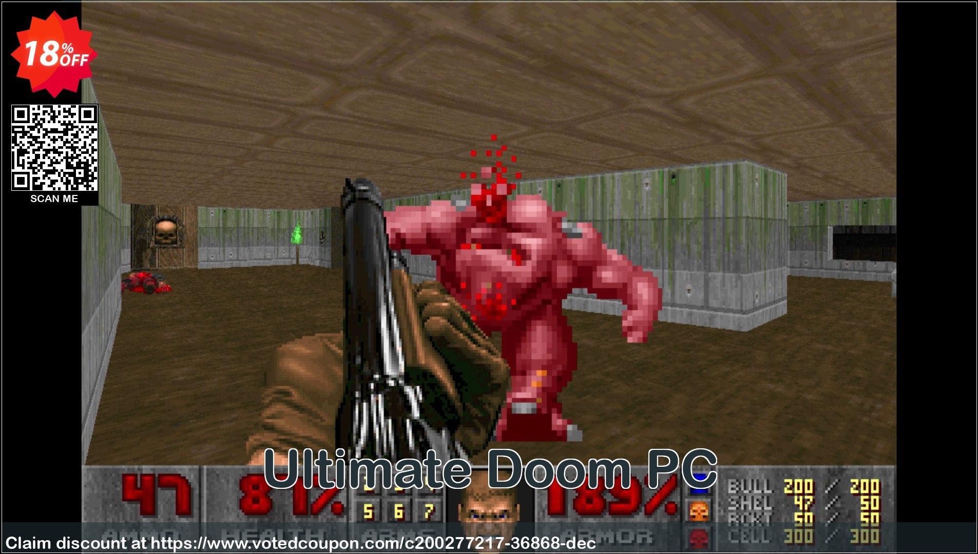 Ultimate Doom PC Coupon Code Apr 2024, 18% OFF - VotedCoupon