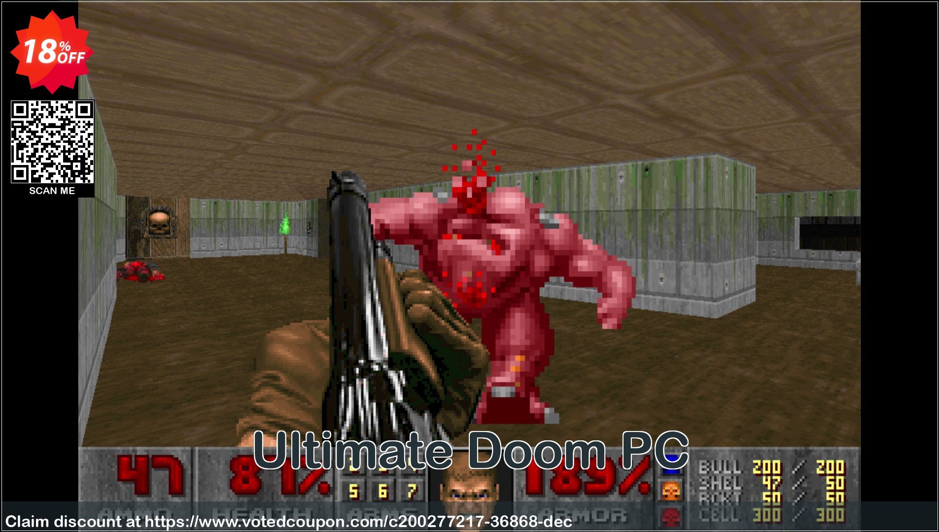 Ultimate Doom PC Coupon, discount Ultimate Doom PC Deal 2024 CDkeys. Promotion: Ultimate Doom PC Exclusive Sale offer 