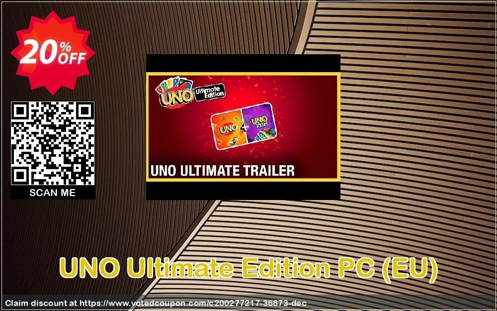 UNO Ultimate Edition PC, EU  Coupon, discount UNO Ultimate Edition PC (EU) Deal 2024 CDkeys. Promotion: UNO Ultimate Edition PC (EU) Exclusive Sale offer 