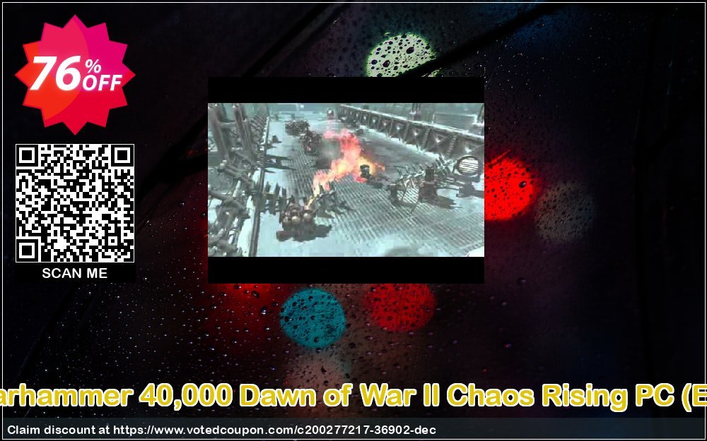 Warhammer 40,000 Dawn of War II Chaos Rising PC, EU  Coupon Code Apr 2024, 76% OFF - VotedCoupon