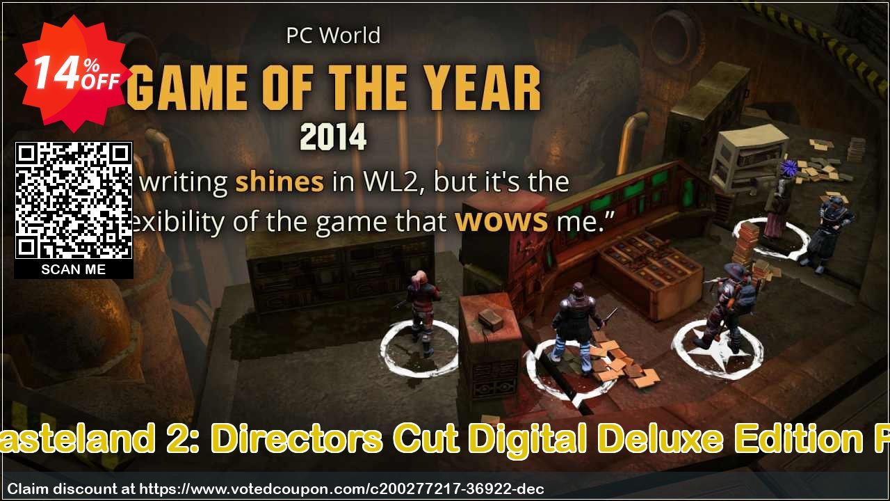 Wasteland 2: Directors Cut Digital Deluxe Edition PC Coupon, discount Wasteland 2: Directors Cut Digital Deluxe Edition PC Deal 2024 CDkeys. Promotion: Wasteland 2: Directors Cut Digital Deluxe Edition PC Exclusive Sale offer 