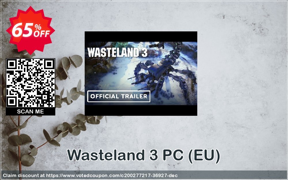 Wasteland 3 PC, EU  Coupon, discount Wasteland 3 PC (EU) Deal 2024 CDkeys. Promotion: Wasteland 3 PC (EU) Exclusive Sale offer 