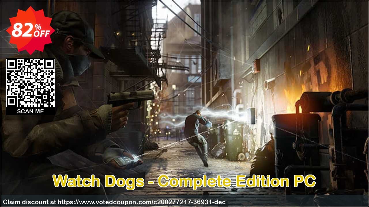 Watch Dogs - Complete Edition PC Coupon Code Apr 2024, 82% OFF - VotedCoupon