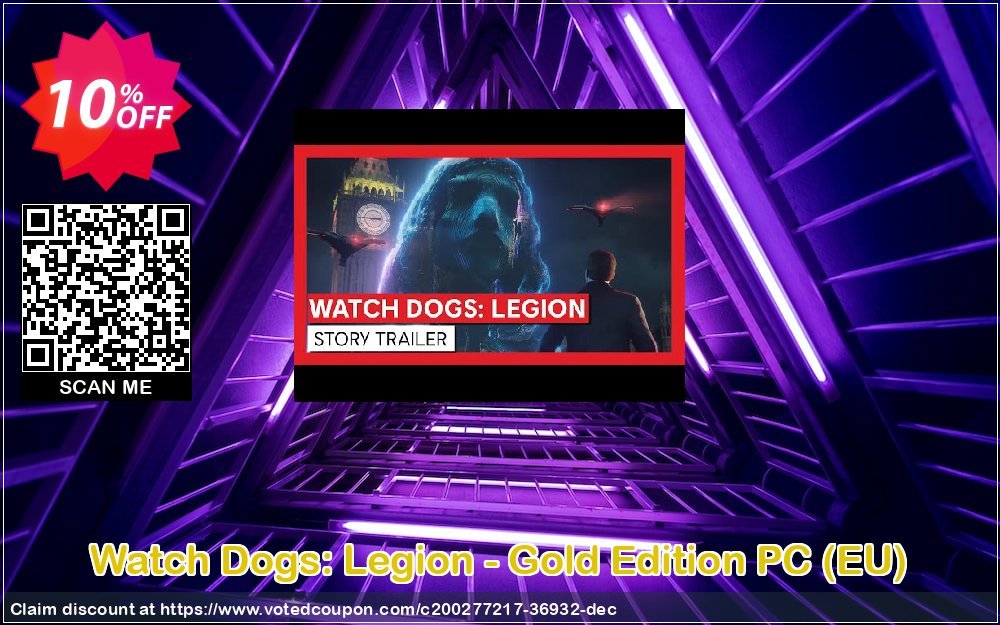 Watch Dogs: Legion - Gold Edition PC, EU  Coupon, discount Watch Dogs: Legion - Gold Edition PC (EU) Deal 2024 CDkeys. Promotion: Watch Dogs: Legion - Gold Edition PC (EU) Exclusive Sale offer 