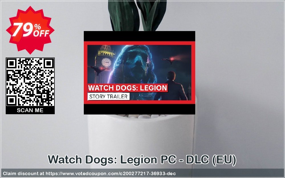 Watch Dogs: Legion PC - DLC, EU  Coupon Code Apr 2024, 79% OFF - VotedCoupon
