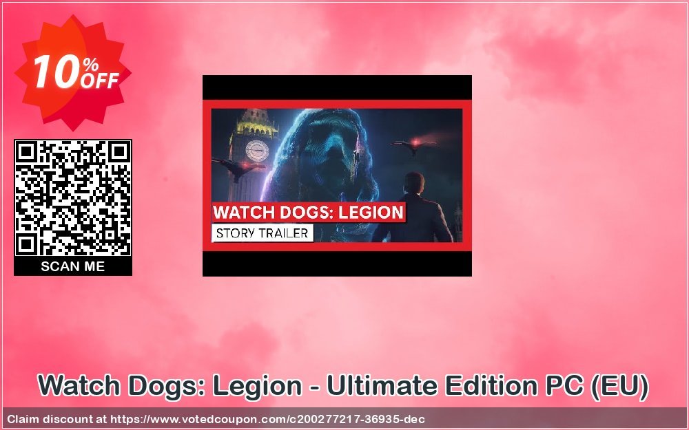 Watch Dogs: Legion - Ultimate Edition PC, EU  Coupon, discount Watch Dogs: Legion - Ultimate Edition PC (EU) Deal 2024 CDkeys. Promotion: Watch Dogs: Legion - Ultimate Edition PC (EU) Exclusive Sale offer 