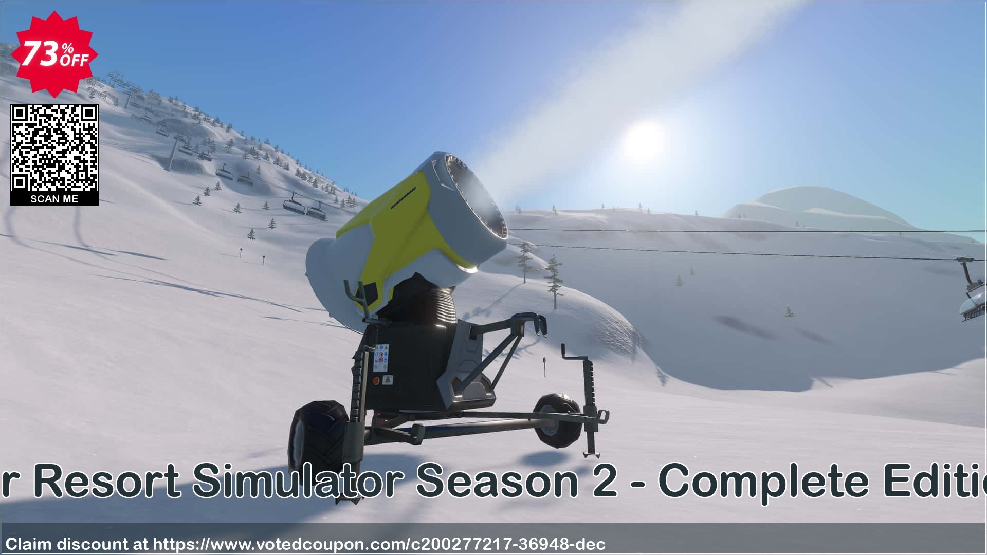 Winter Resort Simulator Season 2 - Complete Edition PC Coupon, discount Winter Resort Simulator Season 2 - Complete Edition PC Deal 2024 CDkeys. Promotion: Winter Resort Simulator Season 2 - Complete Edition PC Exclusive Sale offer 