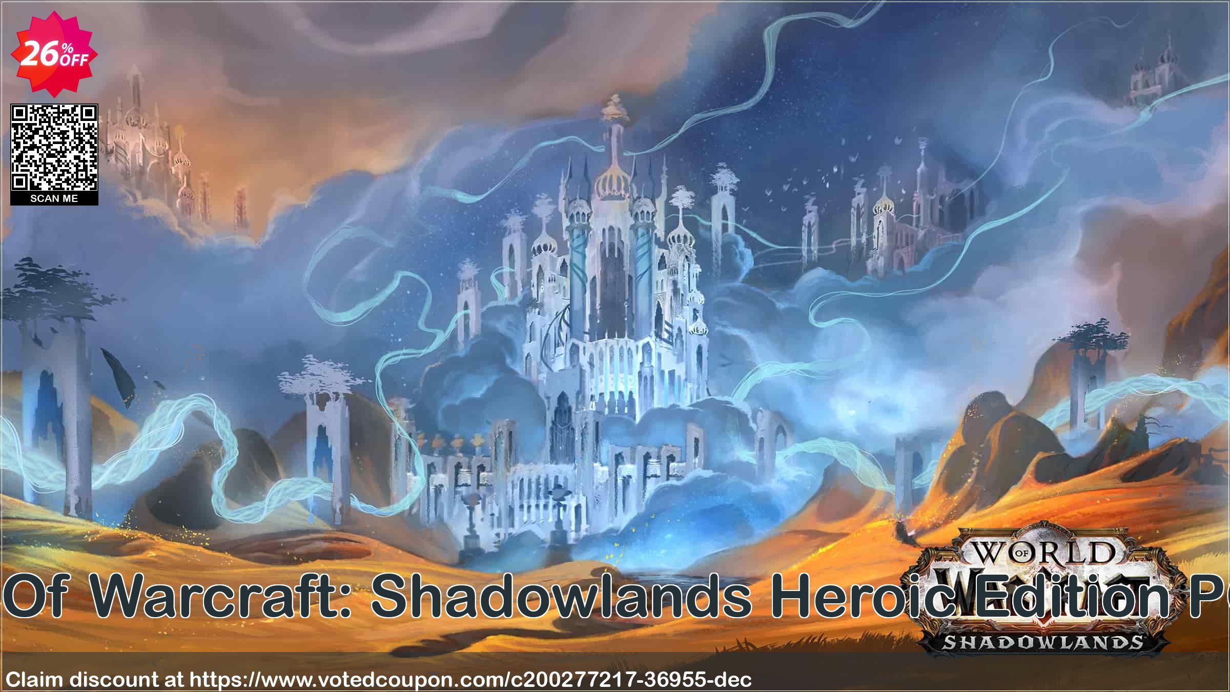 World Of Warcraft: Shadowlands Heroic Edition PC, US  Coupon Code Apr 2024, 26% OFF - VotedCoupon