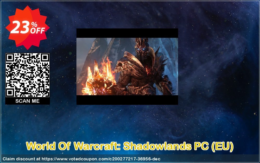 World Of Warcraft: Shadowlands PC, EU  Coupon Code Apr 2024, 23% OFF - VotedCoupon