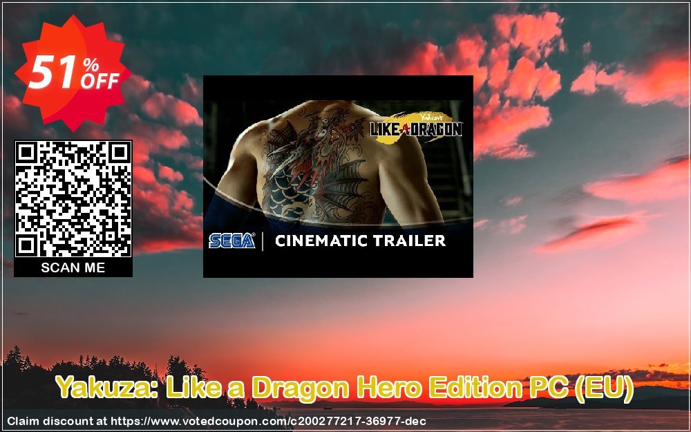 Yakuza: Like a Dragon Hero Edition PC, EU  Coupon, discount Yakuza: Like a Dragon Hero Edition PC (EU) Deal 2024 CDkeys. Promotion: Yakuza: Like a Dragon Hero Edition PC (EU) Exclusive Sale offer 