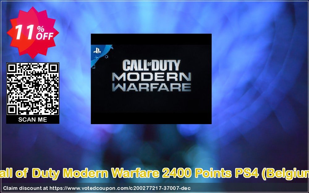 Call of Duty Modern Warfare 2400 Points PS4, Belgium  Coupon Code Apr 2024, 11% OFF - VotedCoupon