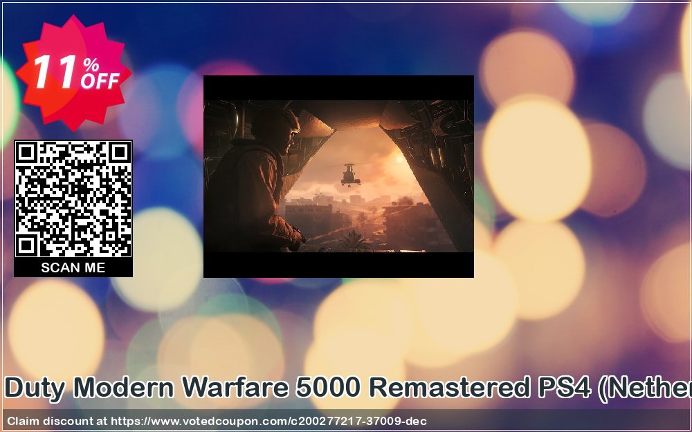 Call of Duty Modern Warfare 5000 Remastered PS4, Netherlands  Coupon, discount Call of Duty Modern Warfare 5000 Remastered PS4 (Netherlands) Deal 2024 CDkeys. Promotion: Call of Duty Modern Warfare 5000 Remastered PS4 (Netherlands) Exclusive Sale offer 