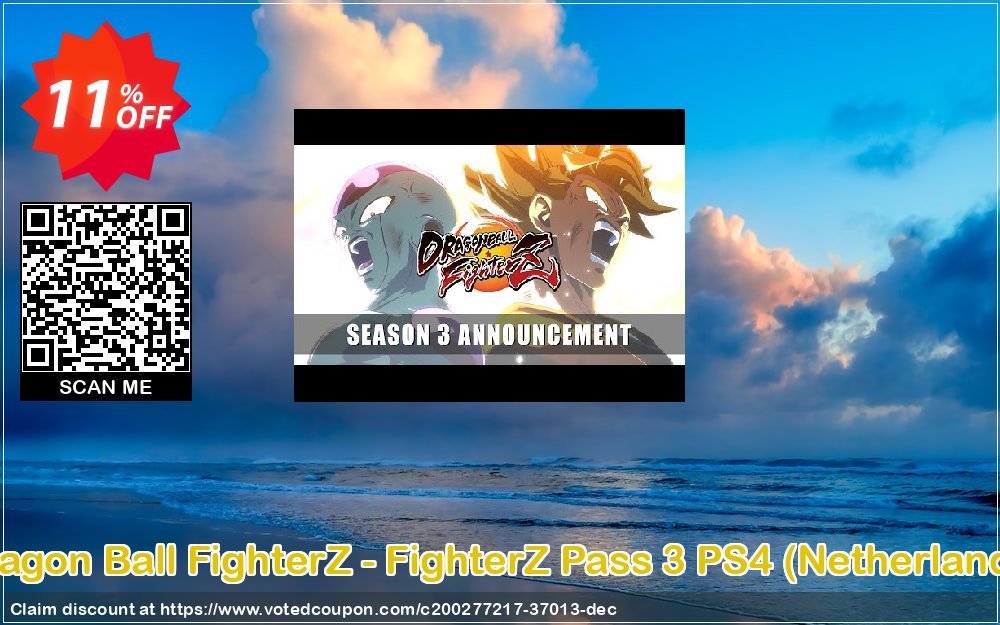 Dragon Ball FighterZ - FighterZ Pass 3 PS4, Netherlands  Coupon Code Apr 2024, 11% OFF - VotedCoupon
