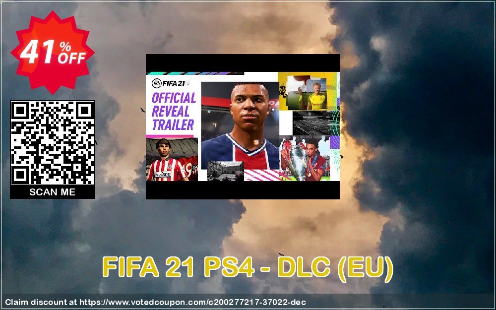 FIFA 21 PS4 - DLC, EU  Coupon, discount FIFA 21 PS4 - DLC (EU) Deal 2024 CDkeys. Promotion: FIFA 21 PS4 - DLC (EU) Exclusive Sale offer 