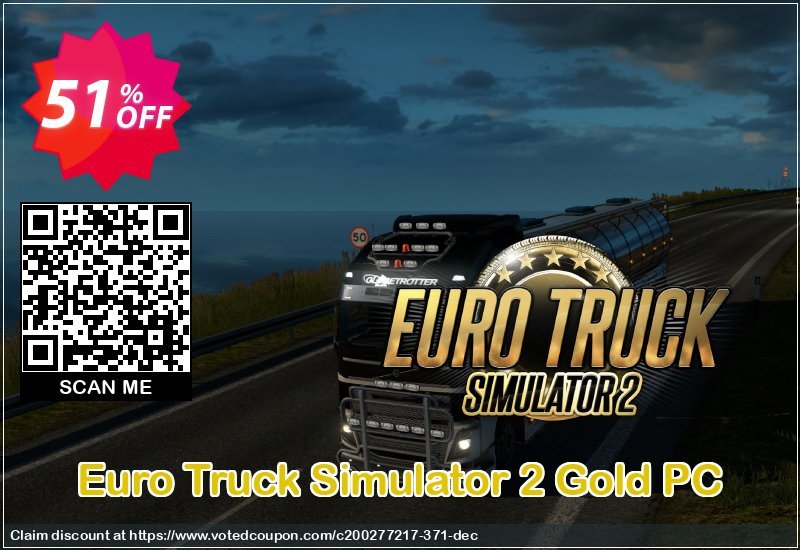 Euro Truck Simulator 2 Gold PC Coupon Code Apr 2024, 51% OFF - VotedCoupon