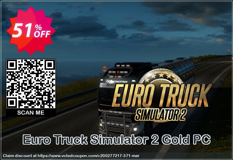 Euro Truck Simulator 2 Gold PC Coupon Code Apr 2024, 51% OFF - VotedCoupon