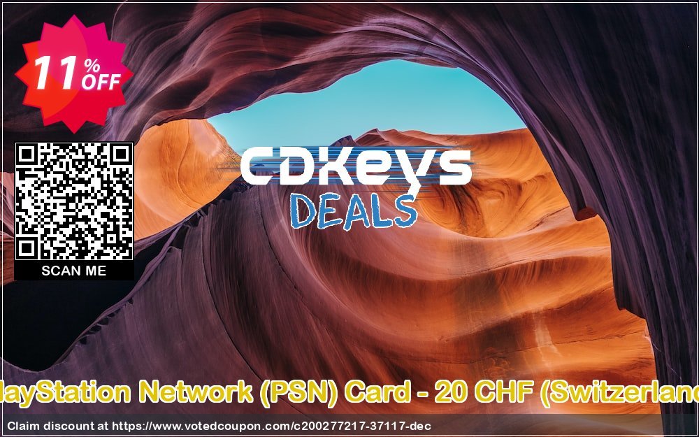 PS Network, PSN Card - 20 CHF, Switzerland  Coupon, discount PlayStation Network (PSN) Card - 20 CHF (Switzerland) Deal 2024 CDkeys. Promotion: PlayStation Network (PSN) Card - 20 CHF (Switzerland) Exclusive Sale offer 