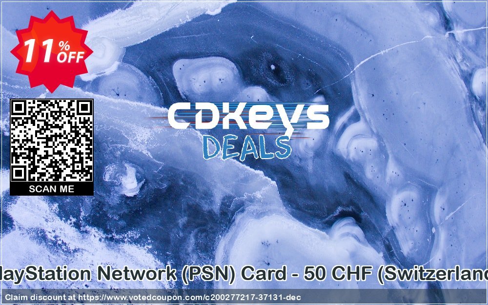 PS Network, PSN Card - 50 CHF, Switzerland  Coupon Code Apr 2024, 11% OFF - VotedCoupon