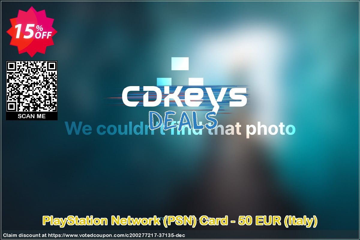 PS Network, PSN Card - 50 EUR, Italy  Coupon, discount PlayStation Network (PSN) Card - 50 EUR (Italy) Deal 2024 CDkeys. Promotion: PlayStation Network (PSN) Card - 50 EUR (Italy) Exclusive Sale offer 