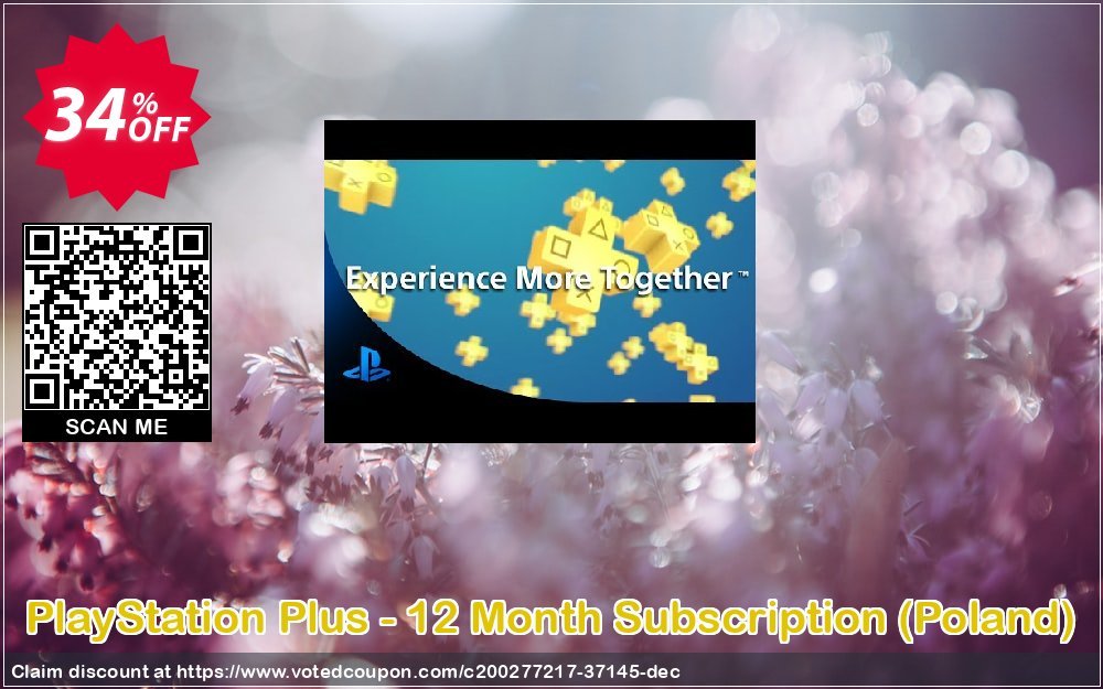 PS Plus - 12 Month Subscription, Poland  Coupon Code Apr 2024, 34% OFF - VotedCoupon