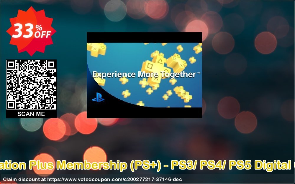 3 Month PS Plus Membership, PS+ - PS3/ PS4/ PS5 Digital Code, Canada  Coupon Code Apr 2024, 33% OFF - VotedCoupon