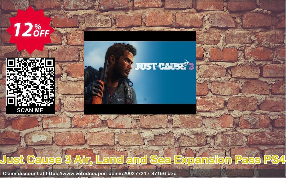 Just Cause 3 Air, Land and Sea Expansion Pass PS4 Coupon Code Apr 2024, 12% OFF - VotedCoupon