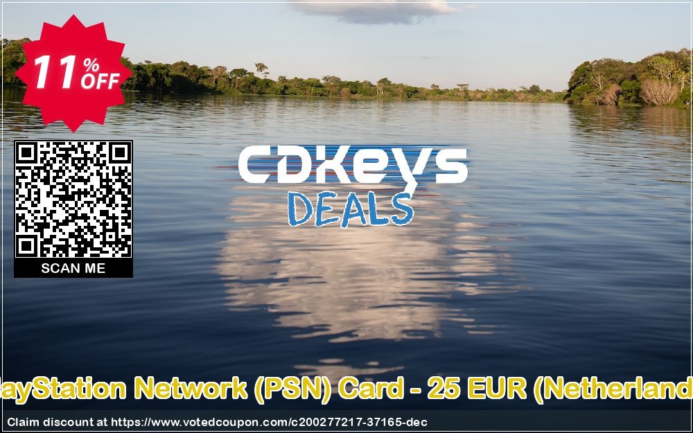 PS Network, PSN Card - 25 EUR, Netherlands  Coupon, discount PlayStation Network (PSN) Card - 25 EUR (Netherlands) Deal 2024 CDkeys. Promotion: PlayStation Network (PSN) Card - 25 EUR (Netherlands) Exclusive Sale offer 