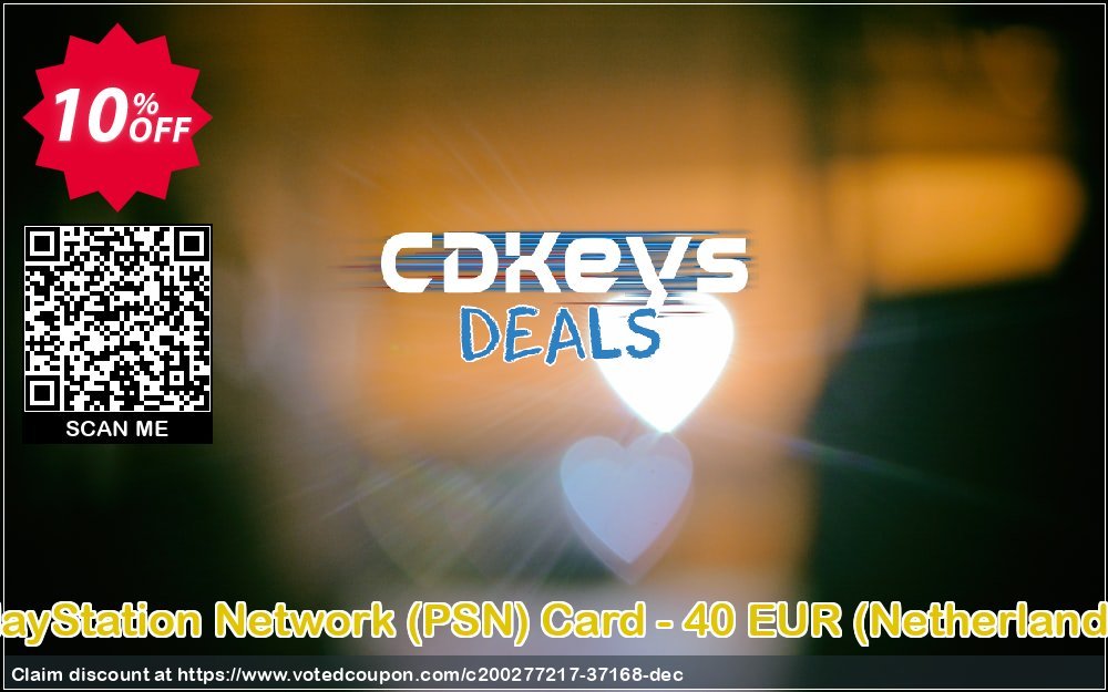 PS Network, PSN Card - 40 EUR, Netherlands  Coupon, discount PlayStation Network (PSN) Card - 40 EUR (Netherlands) Deal 2024 CDkeys. Promotion: PlayStation Network (PSN) Card - 40 EUR (Netherlands) Exclusive Sale offer 