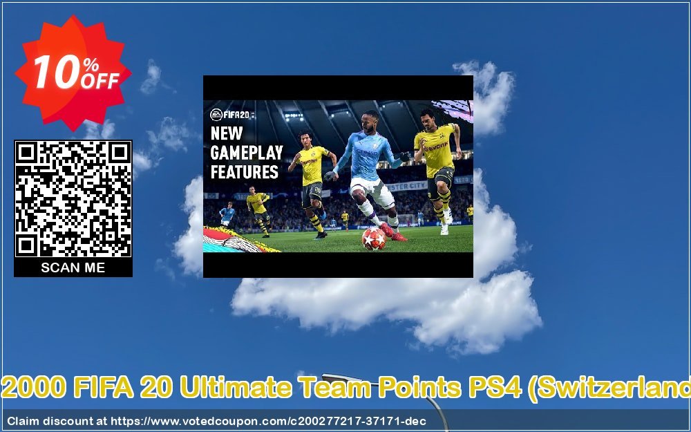 12000 FIFA 20 Ultimate Team Points PS4, Switzerland  Coupon, discount 12000 FIFA 20 Ultimate Team Points PS4 (Switzerland) Deal 2024 CDkeys. Promotion: 12000 FIFA 20 Ultimate Team Points PS4 (Switzerland) Exclusive Sale offer 