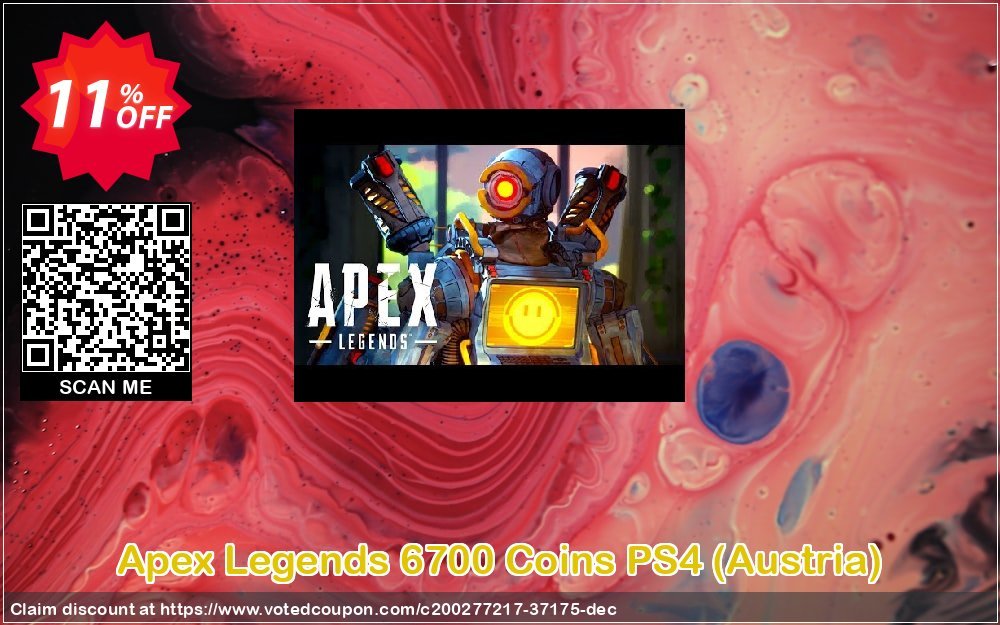 Apex Legends 6700 Coins PS4, Austria  Coupon Code May 2024, 11% OFF - VotedCoupon