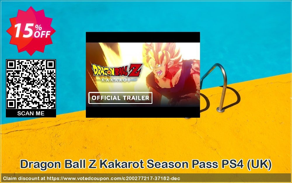 Dragon Ball Z Kakarot Season Pass PS4, UK  Coupon Code Apr 2024, 15% OFF - VotedCoupon