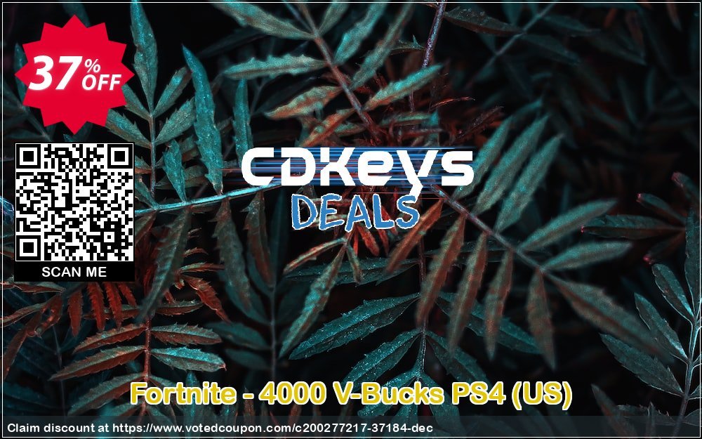 Fortnite - 4000 V-Bucks PS4, US  Coupon, discount Fortnite - 4000 V-Bucks PS4 (US) Deal 2024 CDkeys. Promotion: Fortnite - 4000 V-Bucks PS4 (US) Exclusive Sale offer 