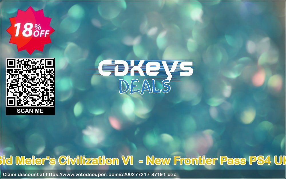 Sid Meier's Civilization VI  - New Frontier Pass PS4 UK Coupon Code Apr 2024, 18% OFF - VotedCoupon