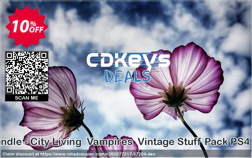 The Sims 4 Bundle - City Living  Vampires  Vintage Stuff Pack PS4, Netherlands  Coupon, discount The Sims 4 Bundle - City Living  Vampires  Vintage Stuff Pack PS4 (Netherlands) Deal 2024 CDkeys. Promotion: The Sims 4 Bundle - City Living  Vampires  Vintage Stuff Pack PS4 (Netherlands) Exclusive Sale offer 
