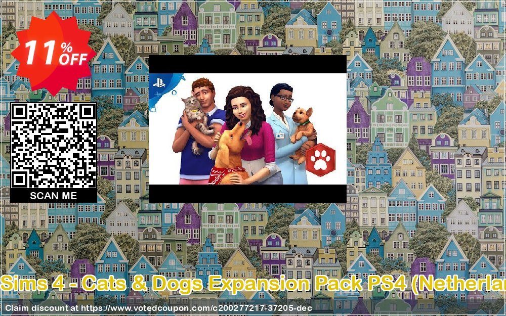 The Sims 4 - Cats & Dogs Expansion Pack PS4, Netherlands  Coupon Code Apr 2024, 11% OFF - VotedCoupon