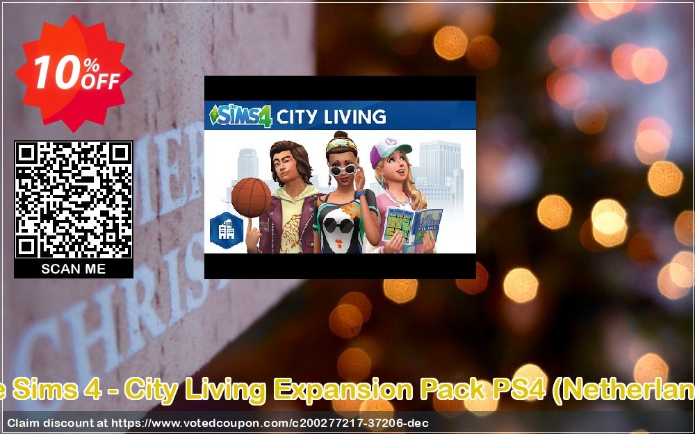 The Sims 4 - City Living Expansion Pack PS4, Netherlands  Coupon Code Apr 2024, 10% OFF - VotedCoupon