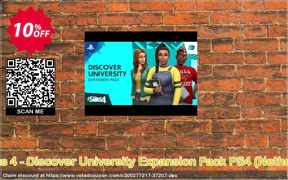 The Sims 4 - Discover University Expansion Pack PS4, Netherlands  Coupon Code Apr 2024, 10% OFF - VotedCoupon