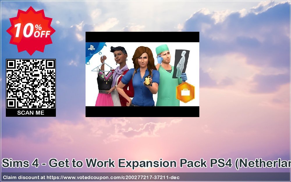 The Sims 4 - Get to Work Expansion Pack PS4, Netherlands  Coupon Code Apr 2024, 10% OFF - VotedCoupon