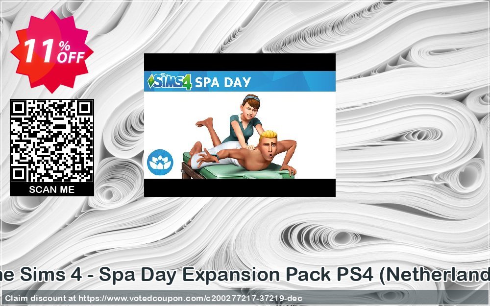 The Sims 4 - Spa Day Expansion Pack PS4, Netherlands  Coupon, discount The Sims 4 - Spa Day Expansion Pack PS4 (Netherlands) Deal 2024 CDkeys. Promotion: The Sims 4 - Spa Day Expansion Pack PS4 (Netherlands) Exclusive Sale offer 