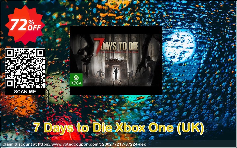 7 Days to Die Xbox One, UK  Coupon, discount 7 Days to Die Xbox One (UK) Deal 2024 CDkeys. Promotion: 7 Days to Die Xbox One (UK) Exclusive Sale offer 