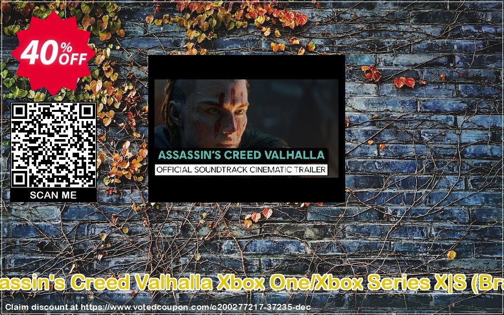 Assassin's Creed Valhalla Xbox One/Xbox Series X|S, Brazil  Coupon Code May 2024, 40% OFF - VotedCoupon