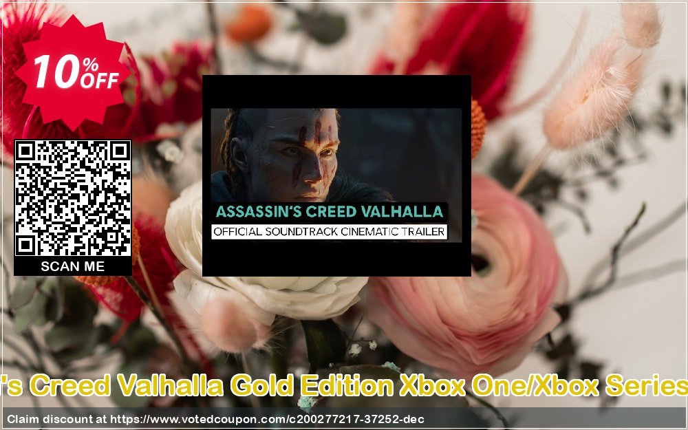 Assassin's Creed Valhalla Gold Edition Xbox One/Xbox Series X|S, EU  Coupon Code May 2024, 10% OFF - VotedCoupon