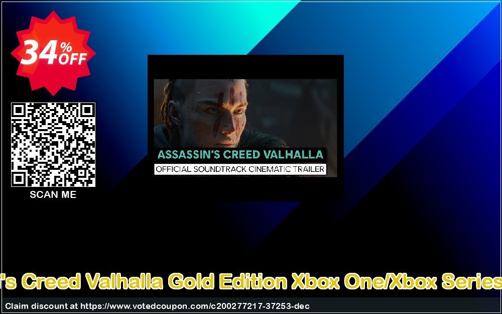 Assassin's Creed Valhalla Gold Edition Xbox One/Xbox Series X|S, UK  Coupon Code May 2024, 34% OFF - VotedCoupon