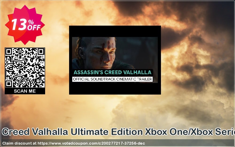 Assassin's Creed Valhalla Ultimate Edition Xbox One/Xbox Series X|S, EU  Coupon Code May 2024, 13% OFF - VotedCoupon