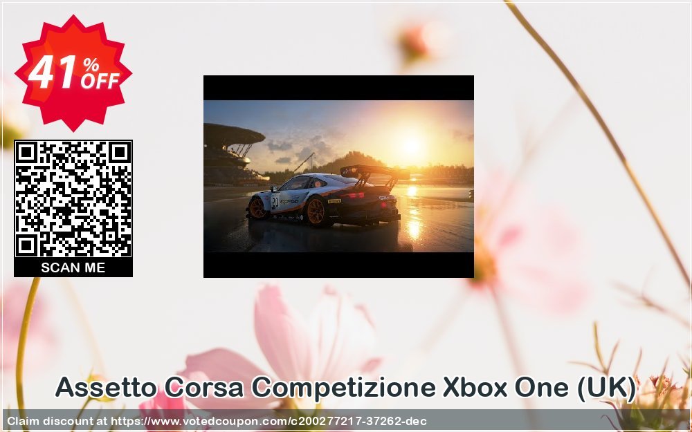 Assetto Corsa Competizione Xbox One, UK  Coupon, discount Assetto Corsa Competizione Xbox One (UK) Deal 2024 CDkeys. Promotion: Assetto Corsa Competizione Xbox One (UK) Exclusive Sale offer 